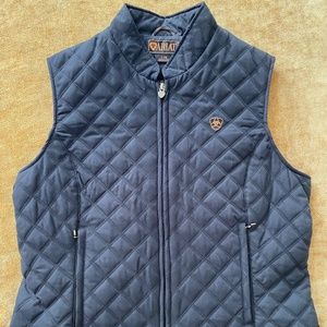 Women’s Ariat Riding Vest | Size Large | interior pattern